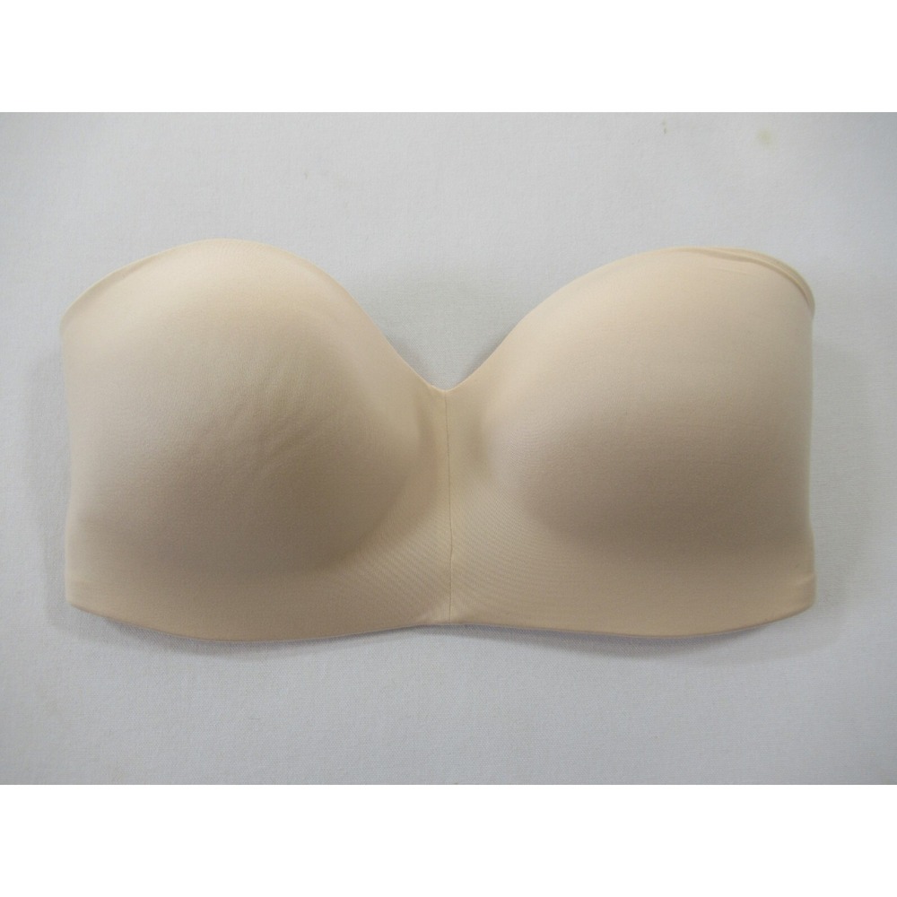Wacoal Staying Power Strapless Bra 36DD Beige Wireless 854372